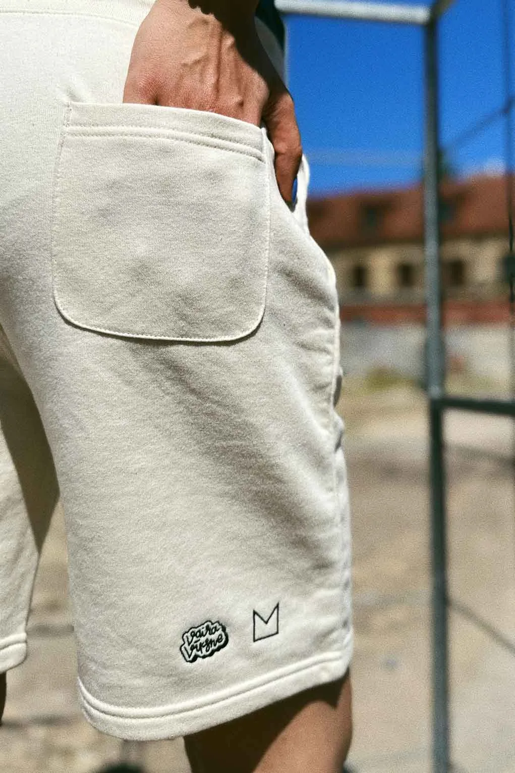 M50 x Vaira Vīksne Organic Joggers | PEACH, natural raw