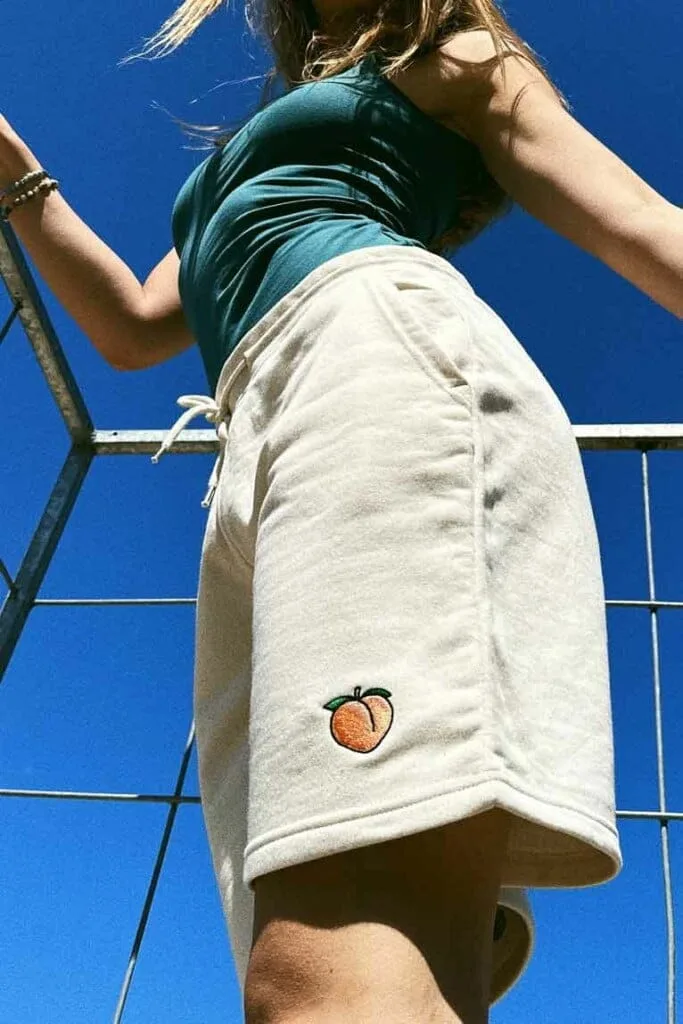 M50 x Vaira Vīksne Organic Joggers | PEACH, natural raw