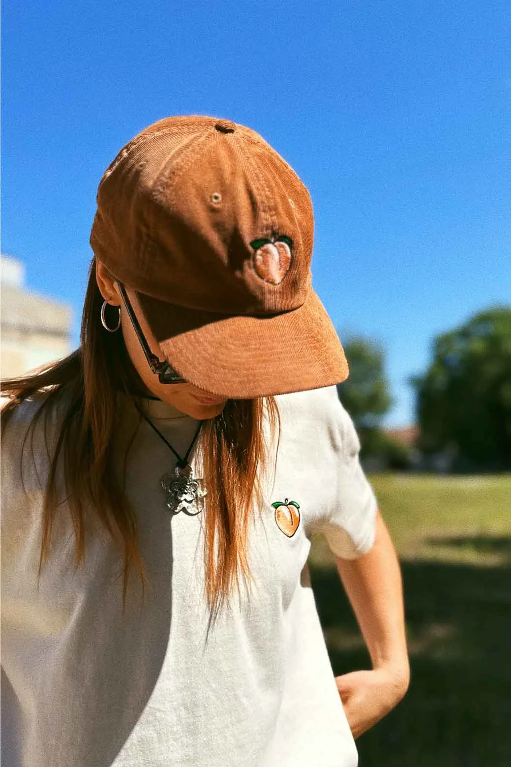 M50 x Vaira Vīksne Organic T shirt | PEACH, natural raw
