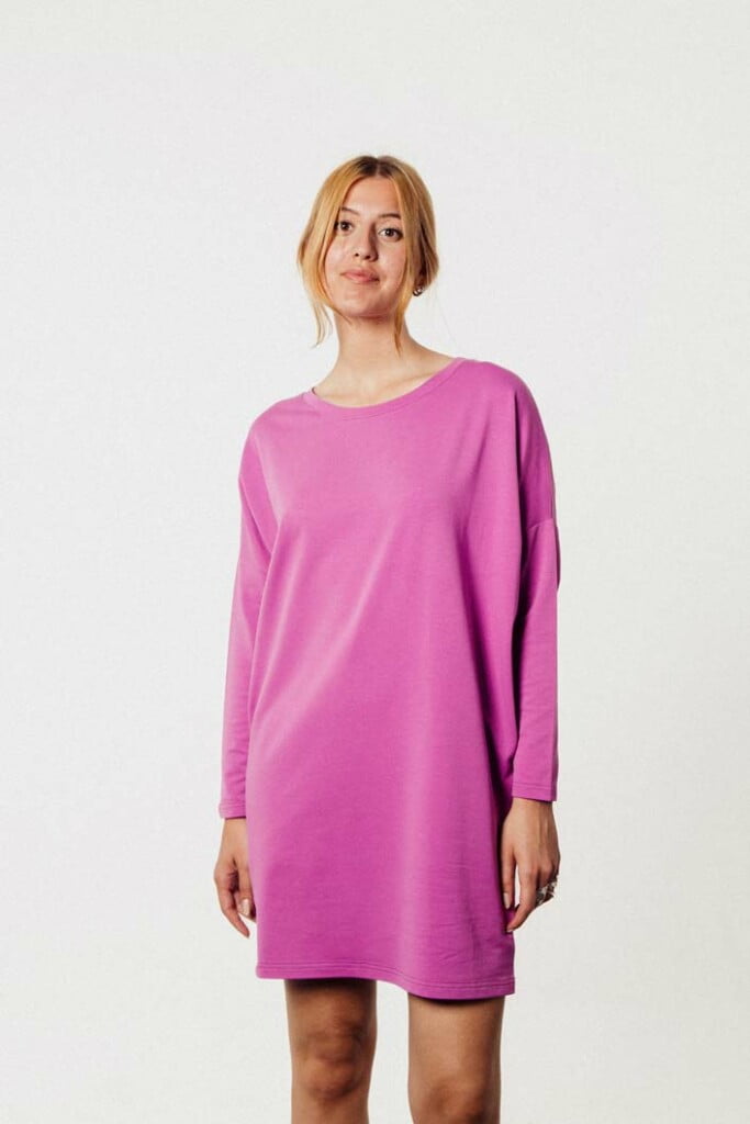 M50 Loose Cut Tunic with pockets | Mellow pink
