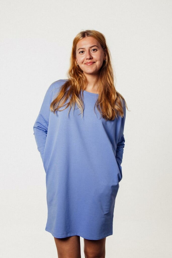 M50 Loose Cut Tunic with pockets | Sky