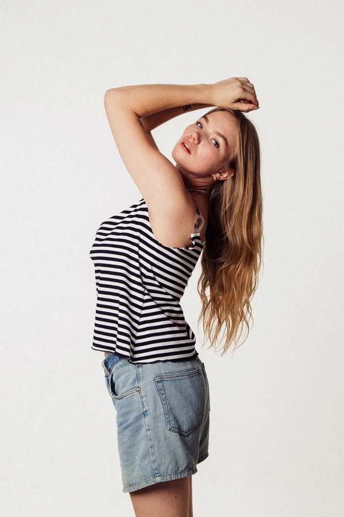 M50 Summer top FERN | Striped