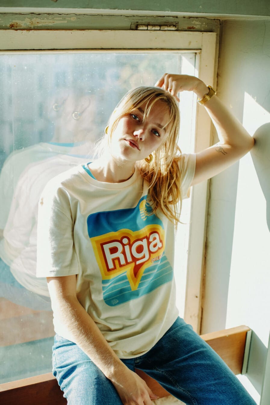 Vaira Vīksne Unisex Organic Cotton T-shirt | RIGA DREAMIN`