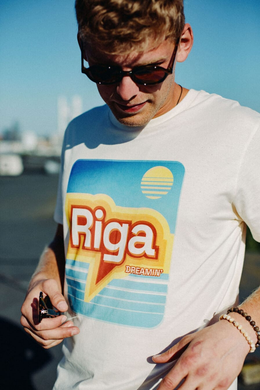 Vaira Vīksne Unisex Organic Cotton T-shirt | RIGA DREAMIN`