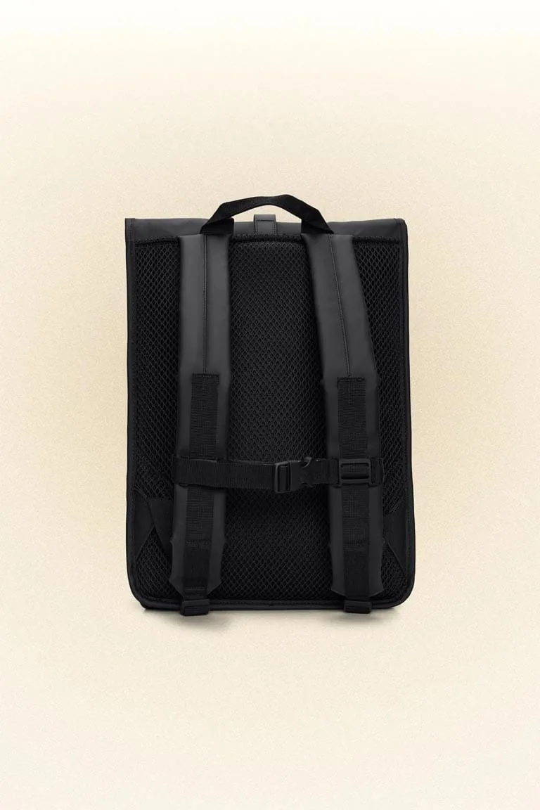 Rains Rolltop Rucksack | Black