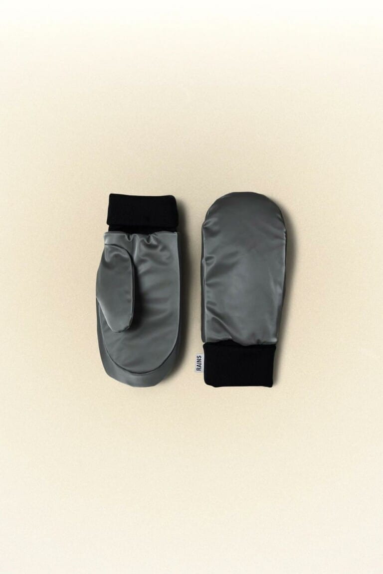 Alta Rains Puffer Mittens | Metallic Grey