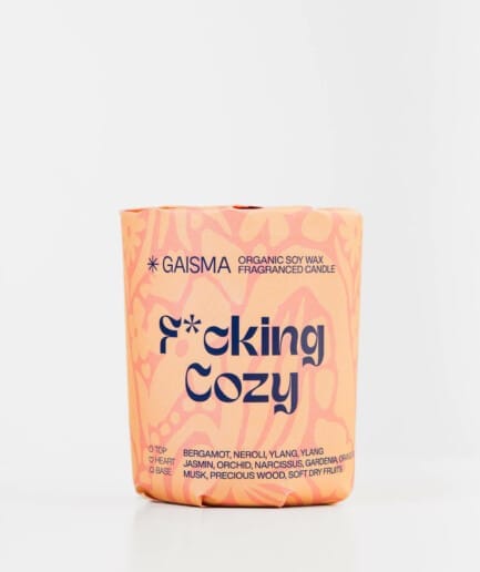 GAISMA 03 F*cking Cozy - Aromātiska dabīga sojas vaska svece