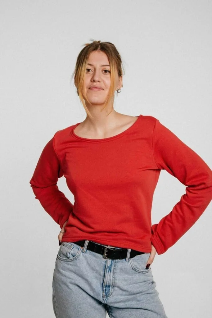 M50 Long-sleeved Top | Cranberry
