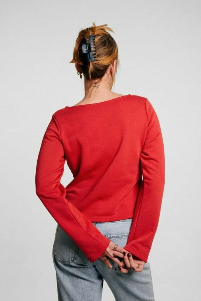 M50 Long-sleeved Top | Cranberry