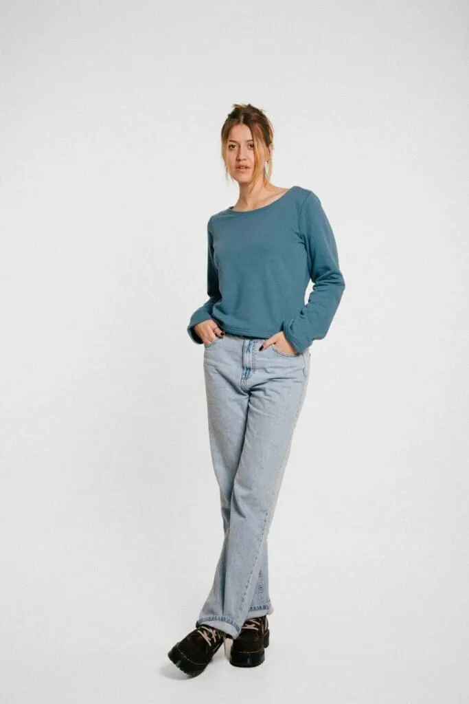 M50 Long-sleeved Top | Stone Blue