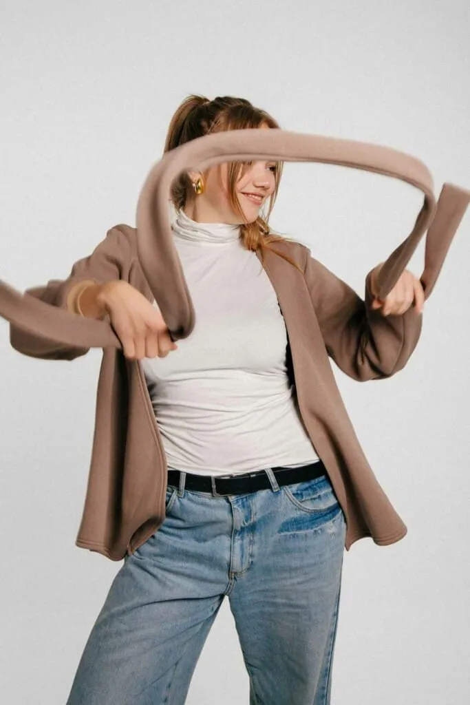 M50 Balloon Sleeve Jacket | Cappuccino