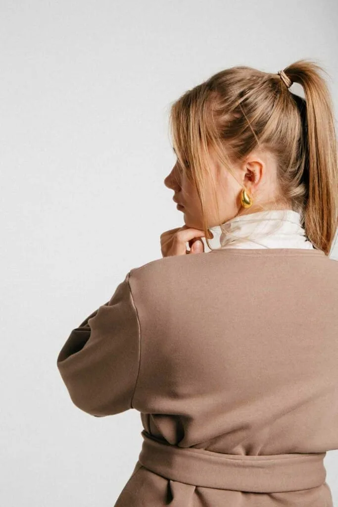 M50 Balloon Sleeve Jacket | Cappuccino