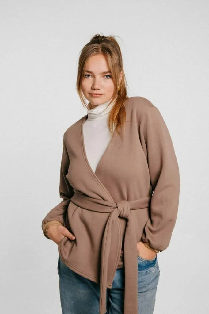 M50 Balloon Sleeve Jacket | Cappuccino