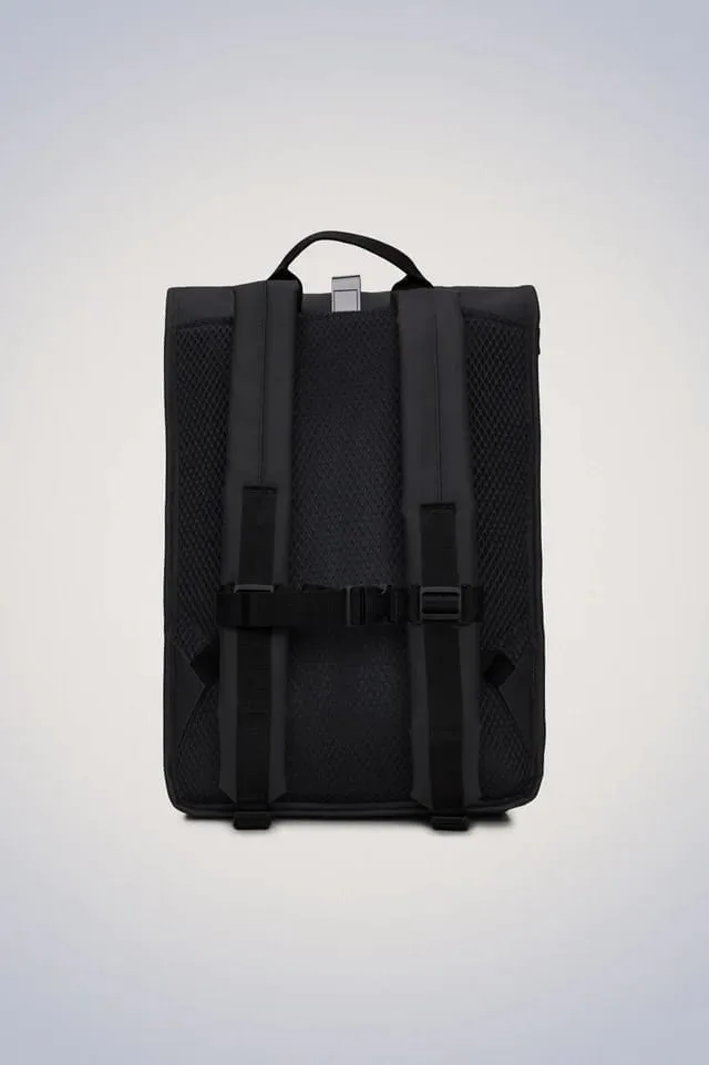 Rains Rolltop Rucksack Contrast | Black
