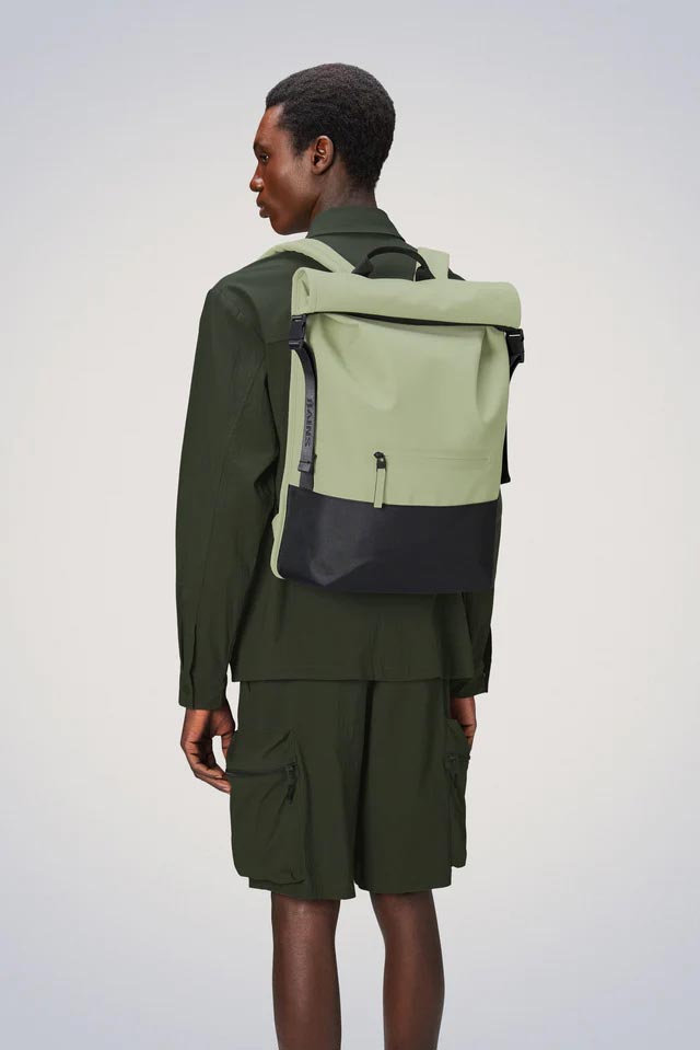 Rains Trail Rolltop Backpack | Earth