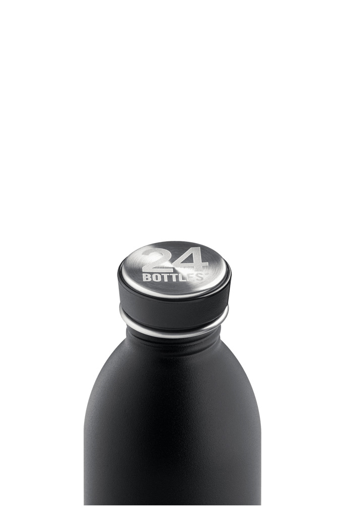 24Bottles Urban Bottle 500ml Stone Tuxedo Black