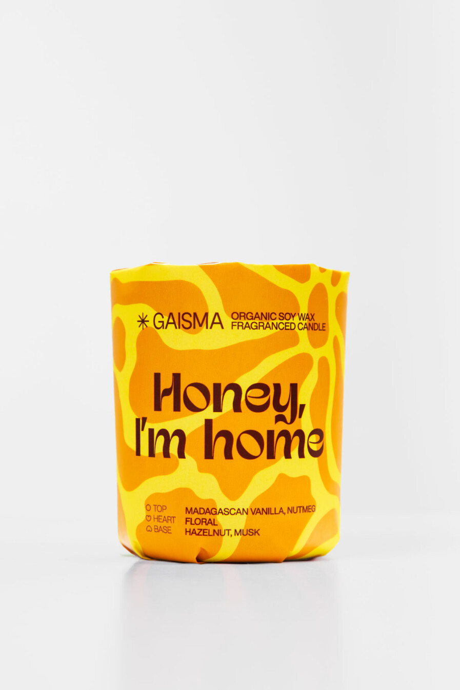 GAISMA 12 Honey, I`m Home Scented Organic Soy Wax Candle