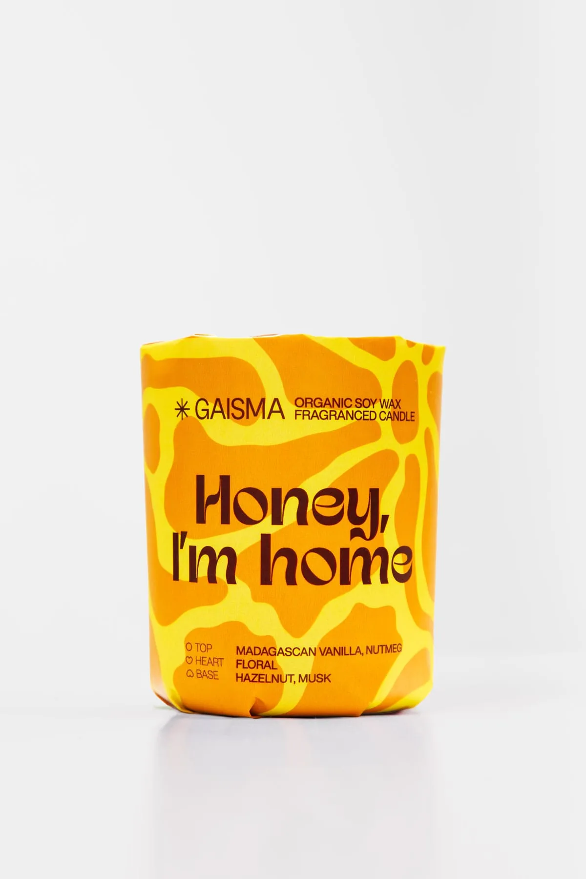 GAISMA 12 Honey, I`m Home Scented Organic Soy Wax Candle