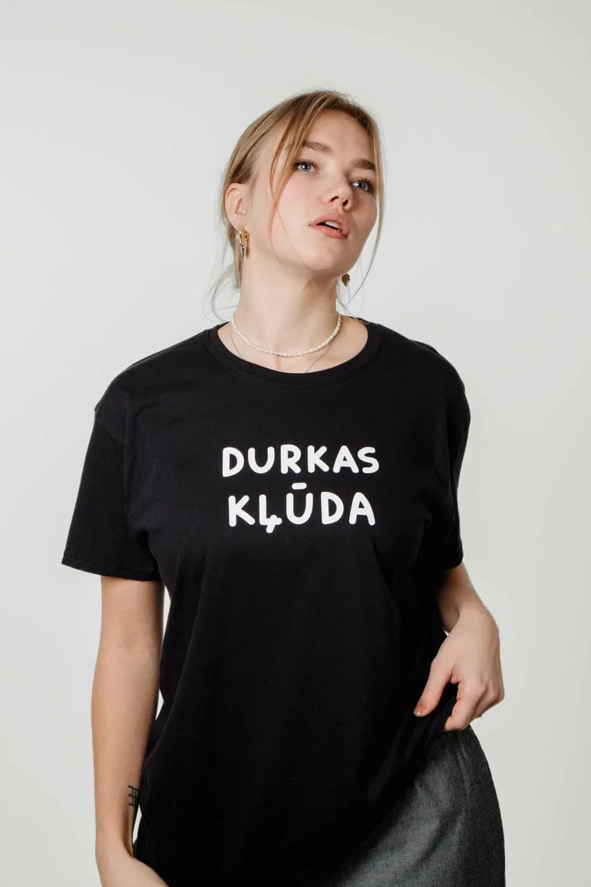 iidziiba Unisex Organiskas Kokvilnas T Krekls | DURKAS KĻŪDA