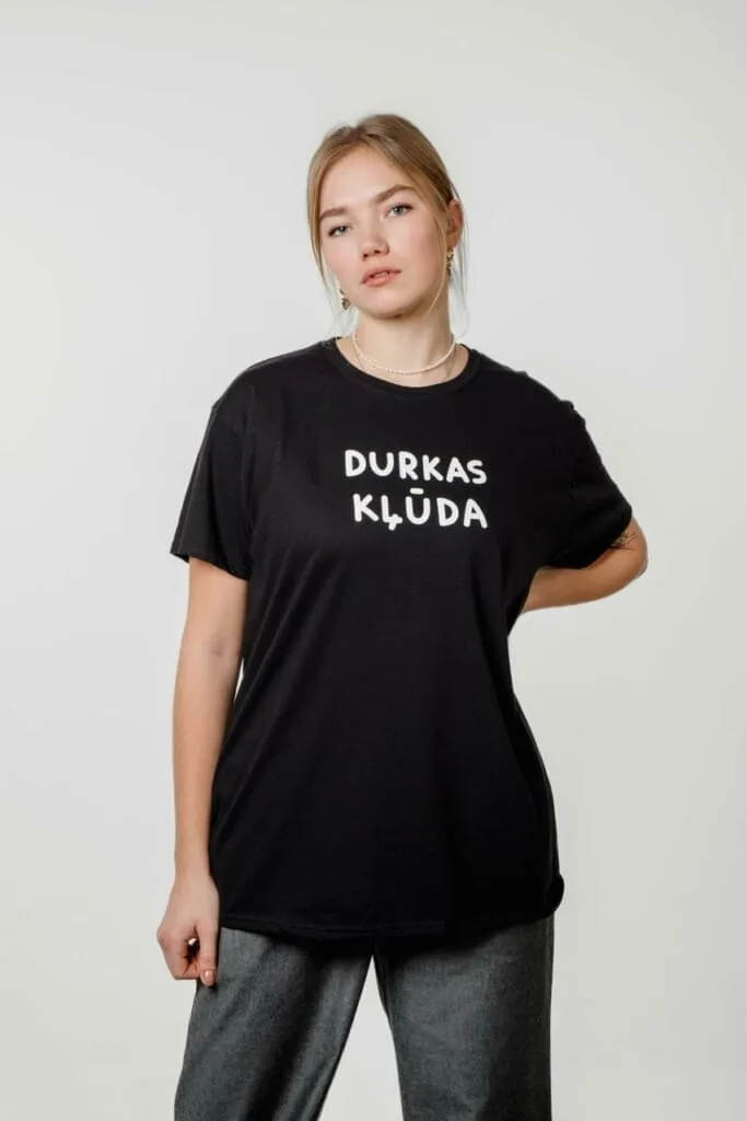iidziiba Unisex Organiskas Kokvilnas T Krekls | DURKAS KĻŪDA