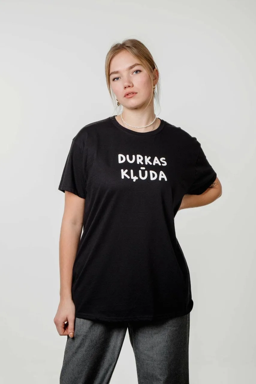 iidziiba Unisex Organiskas Kokvilnas T Krekls | DURKAS KĻŪDA