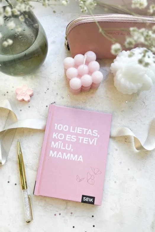 SEIK - pašu aizpildāma dāvanu grāmata "100 lietas, ko es tevī mīlu, mamma"