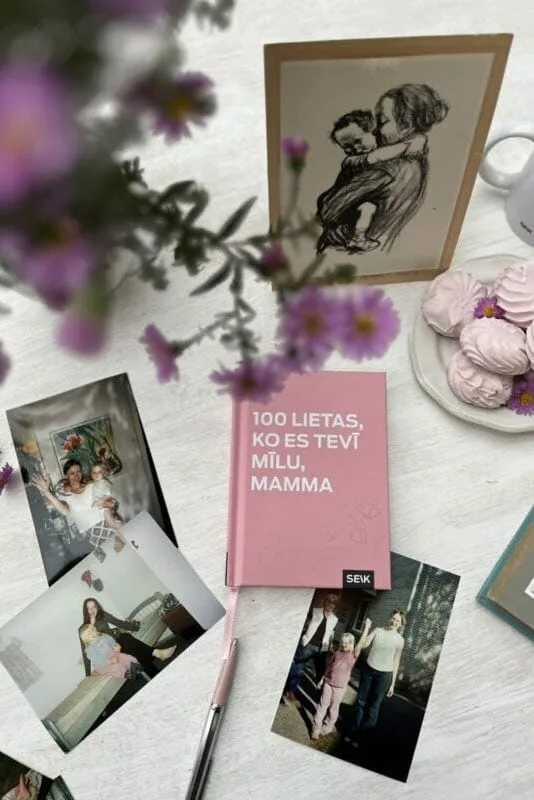 SEIK - pašu aizpildāma dāvanu grāmata "100 lietas, ko es tevī mīlu, mamma"