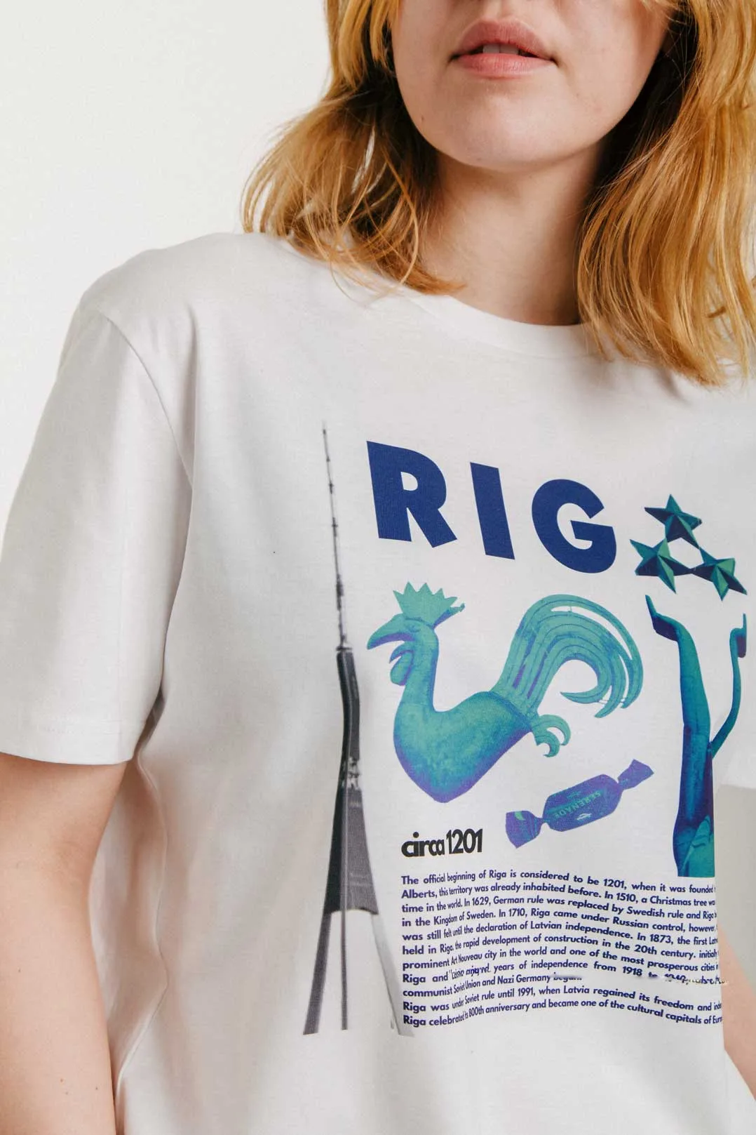 M50 Organiskās Kokvilnas T krekls | RĪGA M50 Organiskās Kokvilnas T krekls | RĪGA