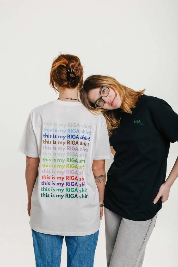 M50 Organiskas Kokvilnas T krekls THIS IS MY RIGA SHIRT | Melns