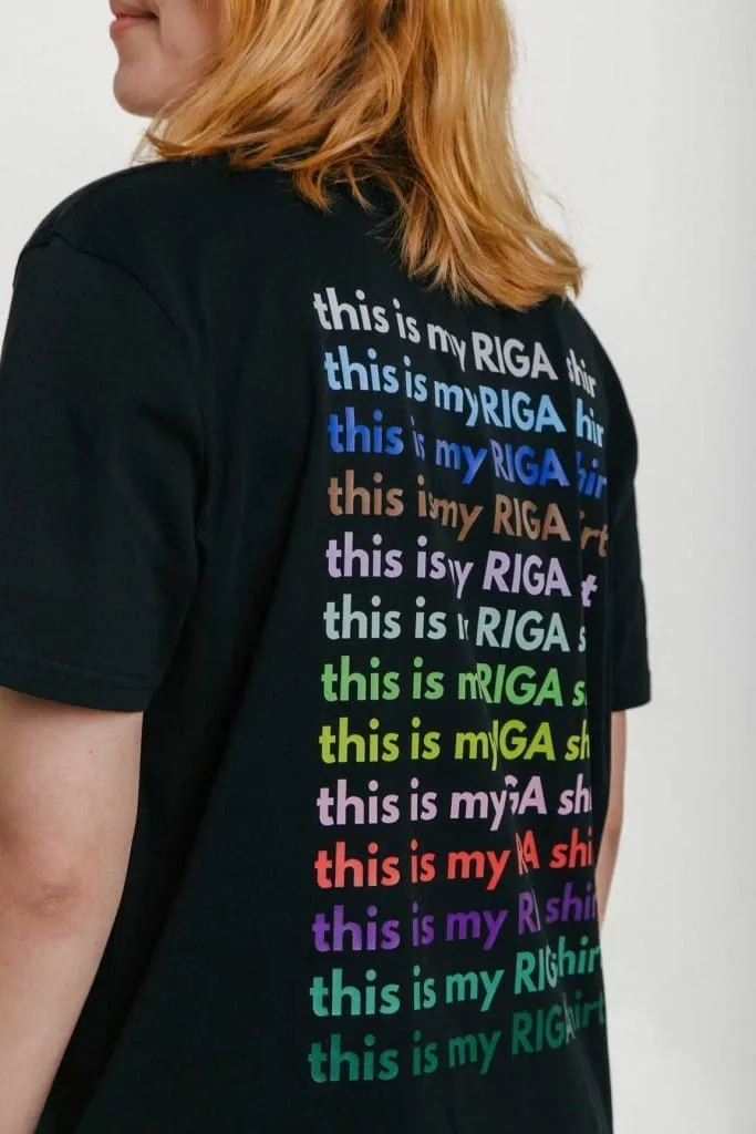 M50 Organic Cotton Unisex T Shirt THIS IS MY RIGA SHIRT | Black