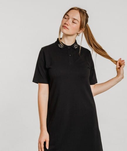 M50 Organic Cotton Women's  dress | Black