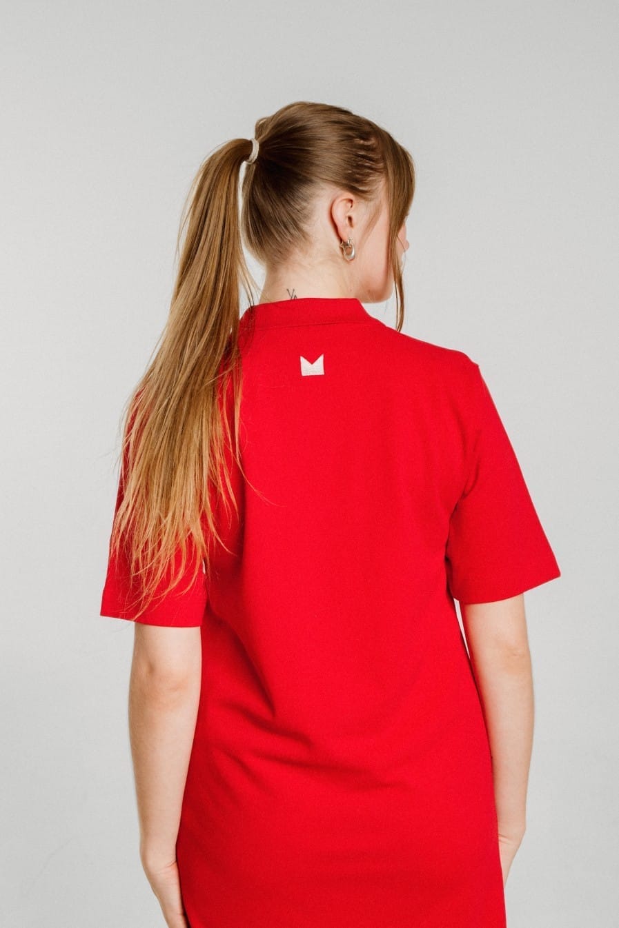 M50 Organic Cotton Women's dress |  Red