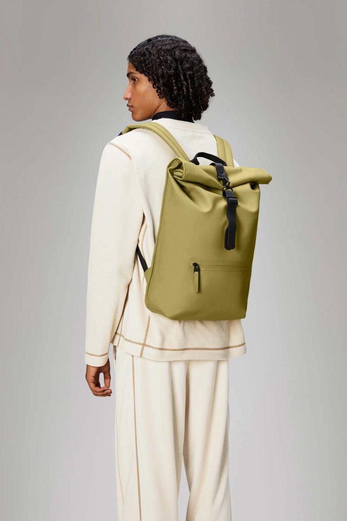 RAINS Rolltop Rucksack | Khaki