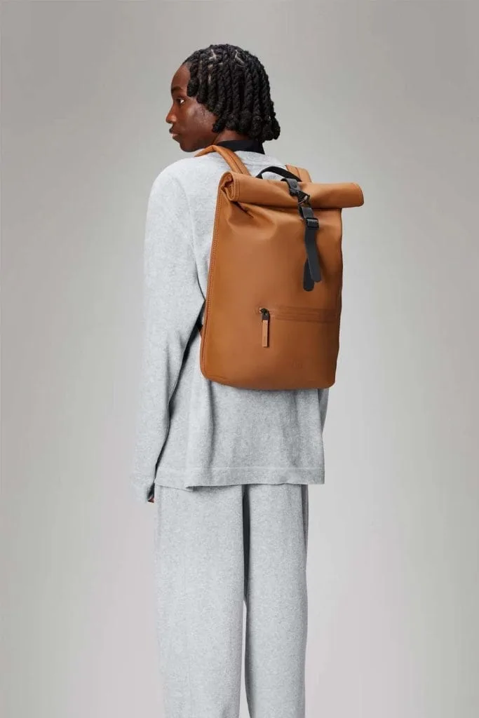 RAINS Rolltop Rucksack | Rust