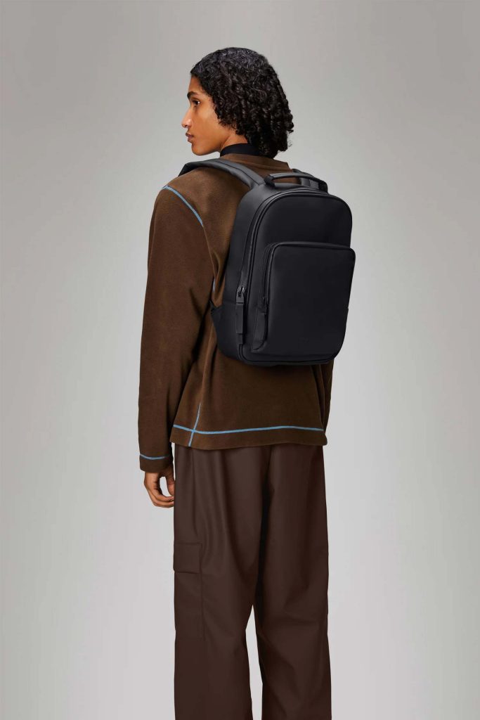 Rains Book Backpack | Black