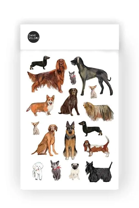 Zanes Veldres Stickers | Dogs