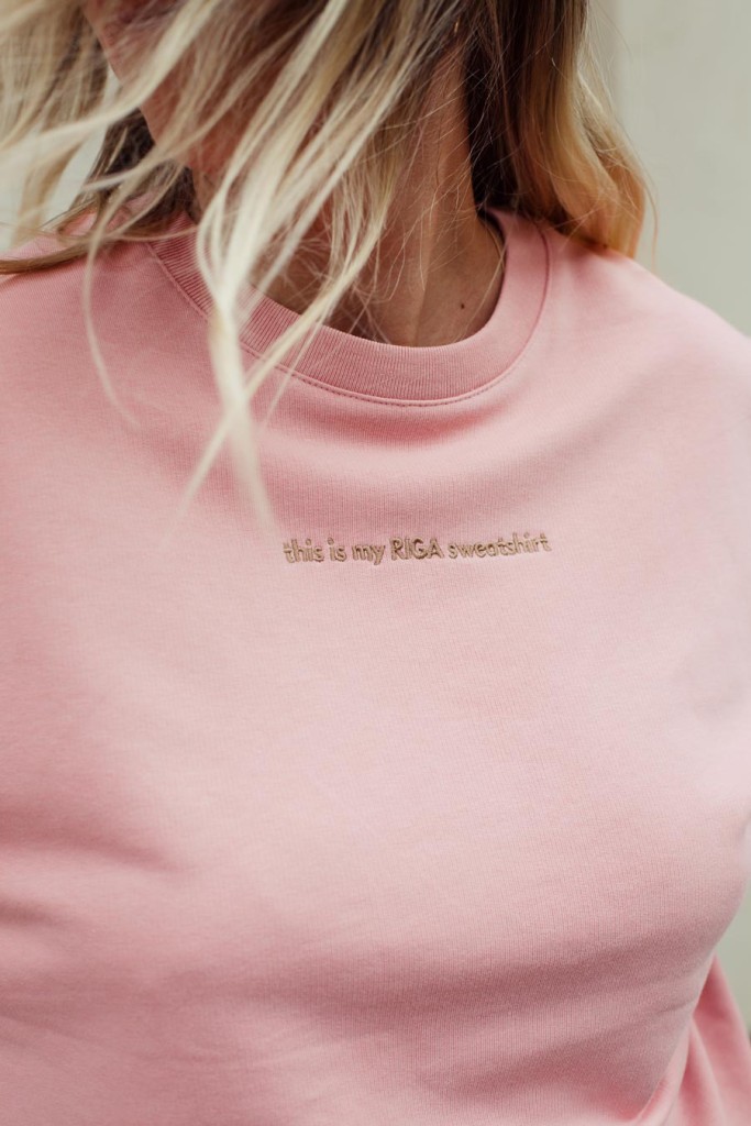 M50 Organiskas Kokvilnas Unisex Džemperis | This is my Riga sweatshirt