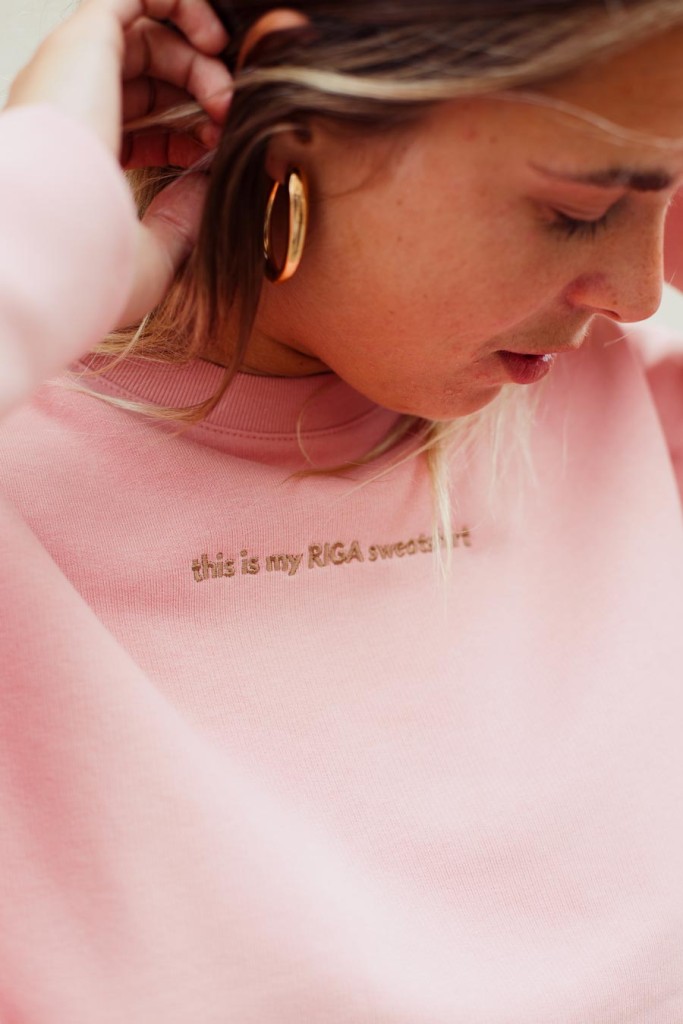 M50 Organiskas Kokvilnas Unisex Džemperis | This is my Riga sweatshirt