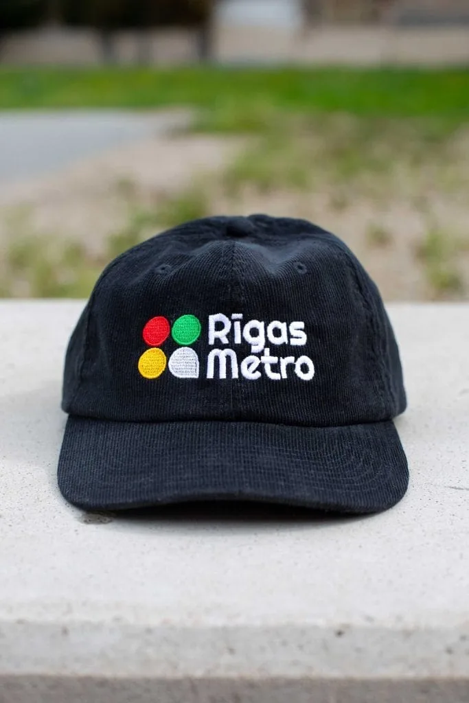 Riga Metro corduroy cap | Black