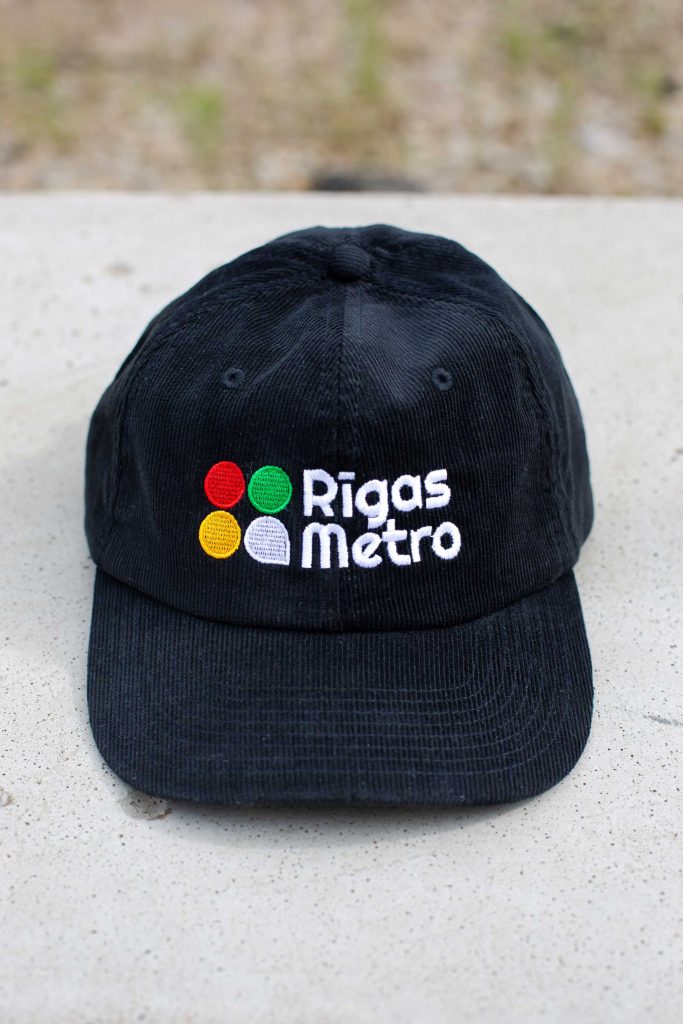 Riga Metro corduroy cap | Black