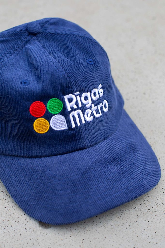 Riga Metro corduroy cap | Blue