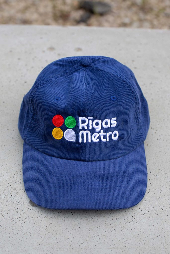 Riga Metro corduroy cap | Blue