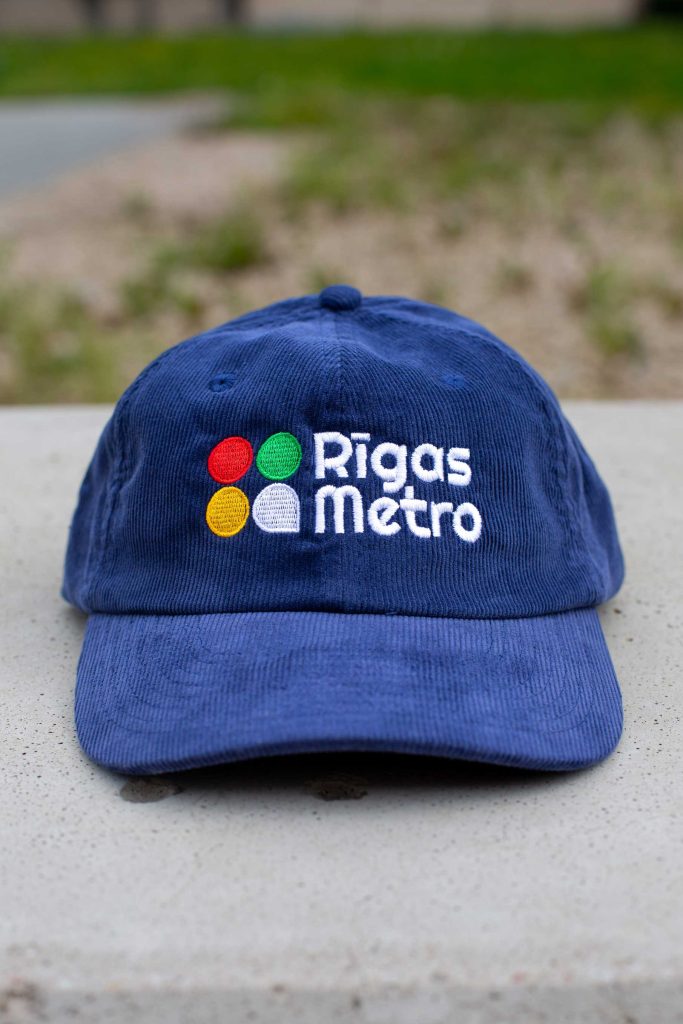 Riga Metro corduroy cap | Blue