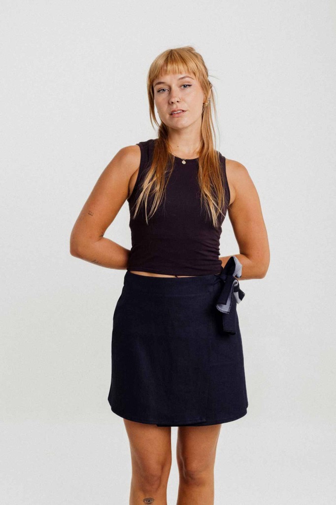 M50 Denim mini Skirt Kleo