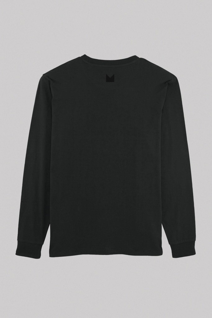 M50 Unisex Organic Cotton Long Sleeve T-Shirt | 11. tram black