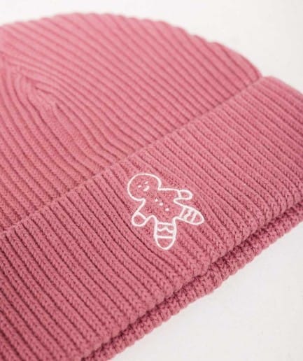 M50 Beanie Gingerbread | Hibiscus Rose