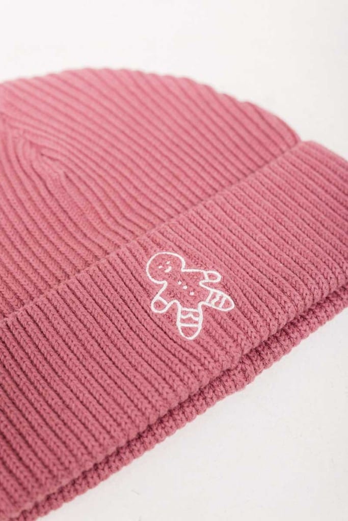 M50 Beanie Gingerbread | Hibiscus Rose