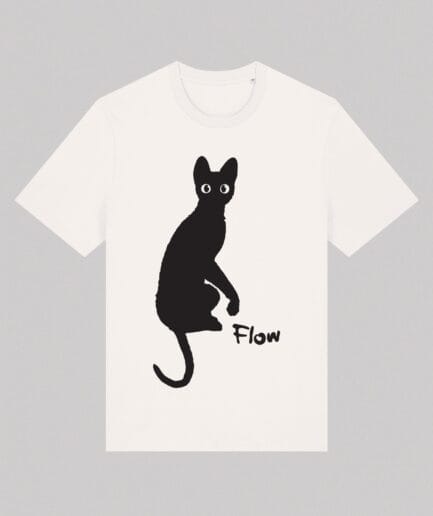 Official T-shirt of movie FLOW | Off white