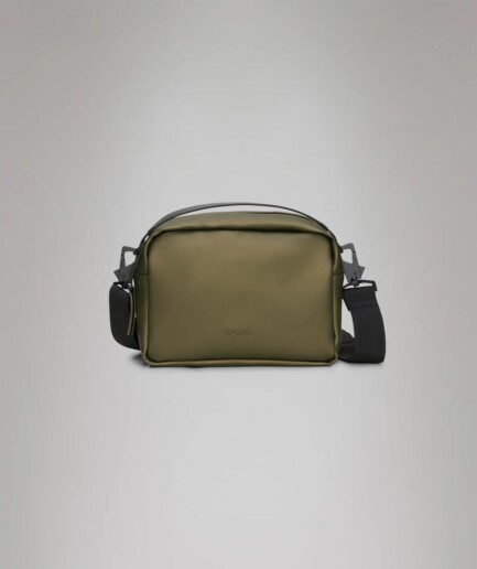 Rains Box Bag plecu soma | Zaļa