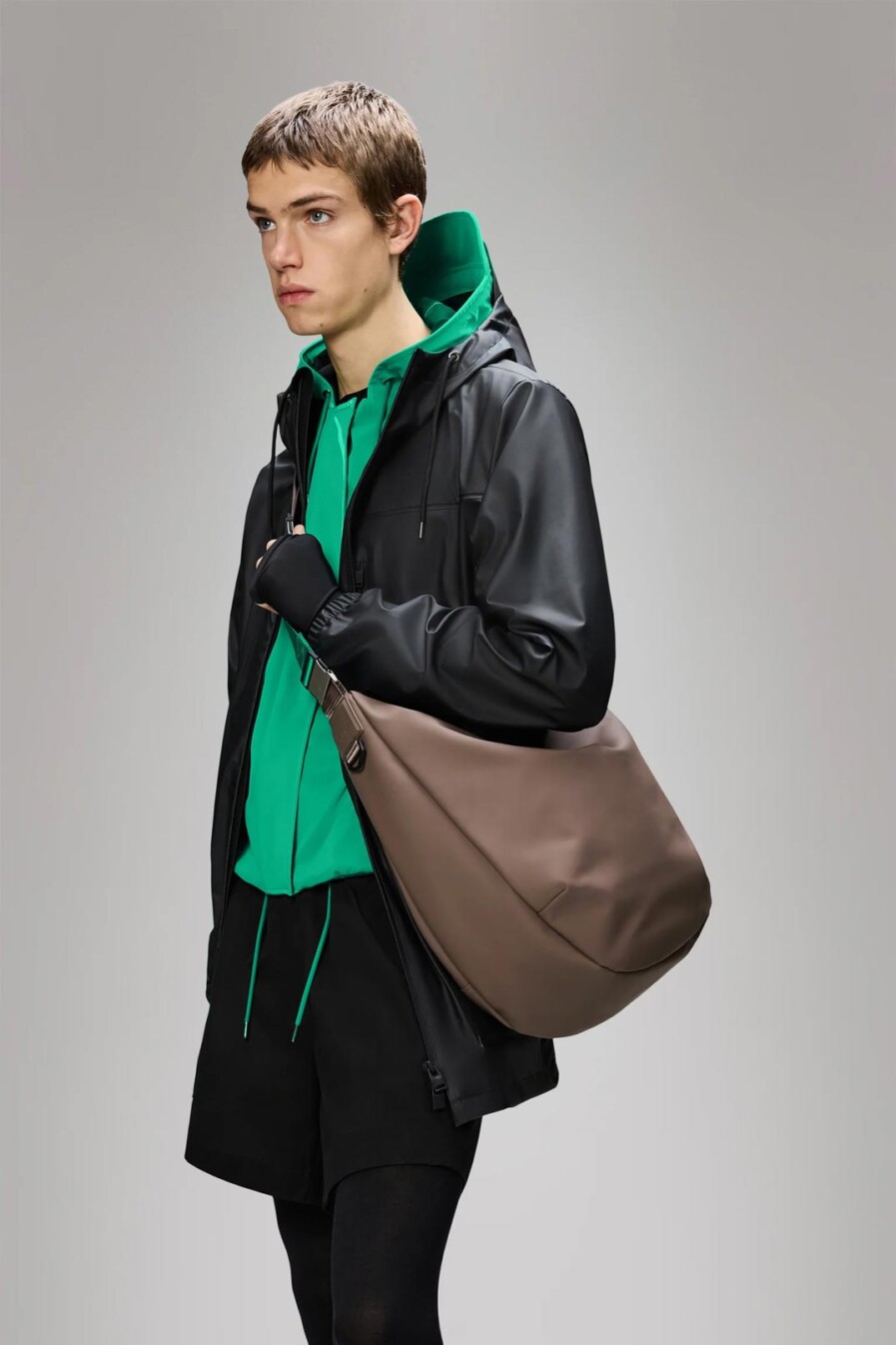 Rains Valera Shoulder Bag Large | Shade